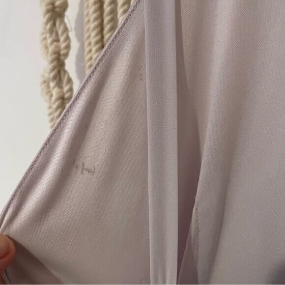 Show Me Your Mumu Maxi Dress MED Chiffon Lilac High Neck Bridesmaids “Amanda” - Picture 10 of 10